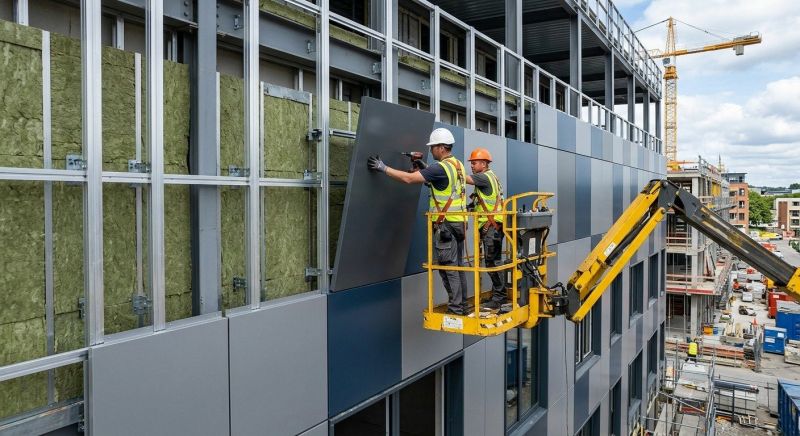 Facade Cladding Installation