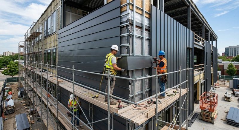 Metal Cladding Installation