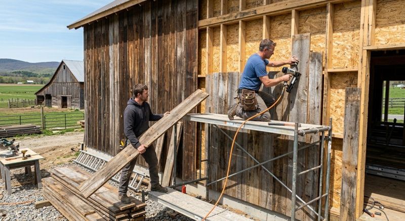 Barn Siding Installation in Ledyard, CT