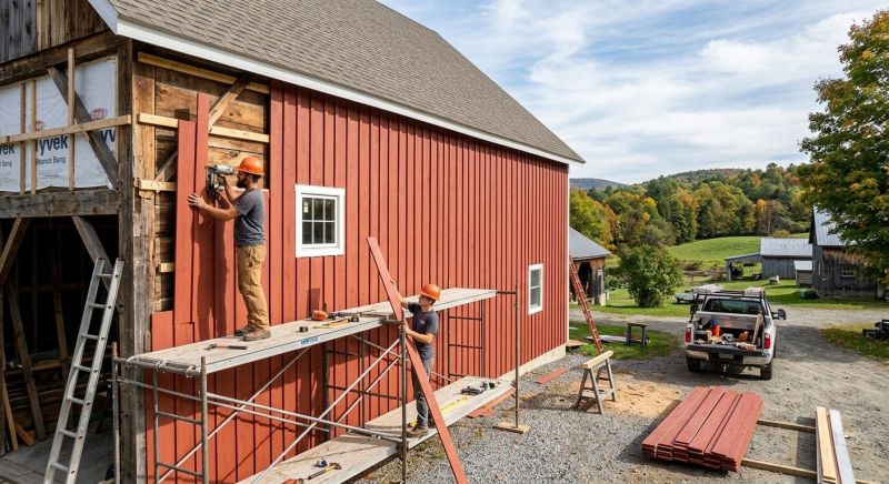 Barn Siding Installation in Westerly, RI
