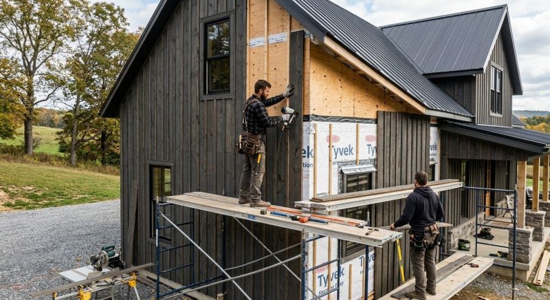 Barn Siding Installation in Narragansett, RI