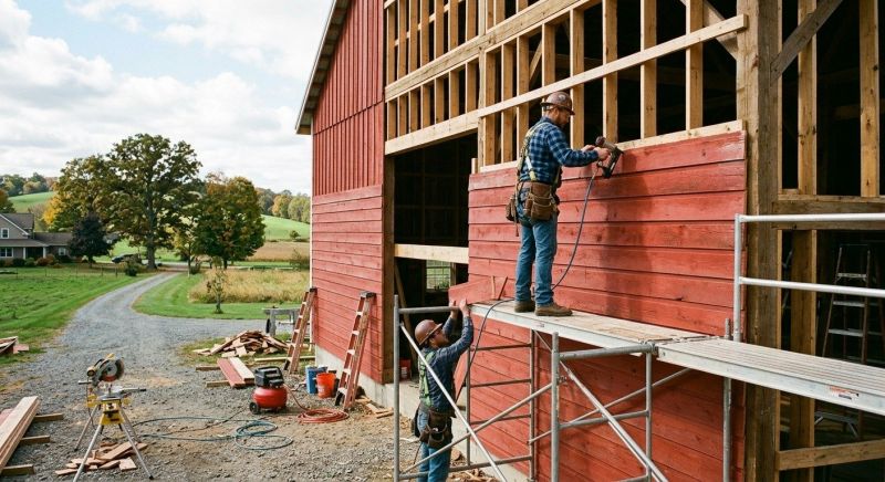 Barn Siding Replacement in Washington County, RI