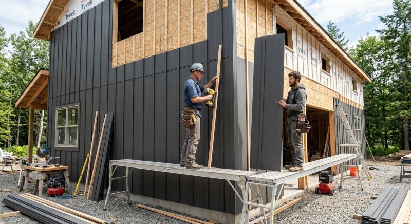 Batten Siding Installation in East Greenwich, RI