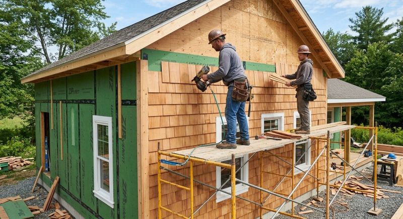 Cedar Siding Installation in North Kingstown, RI
