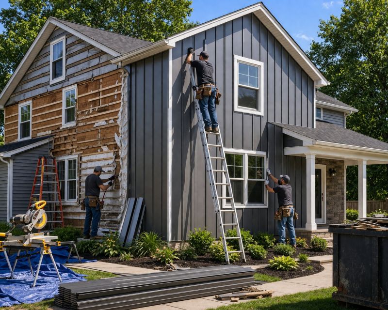 Damaged Siding Replacement in Westerly, RI