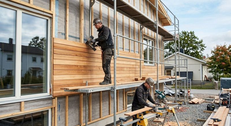 Hardwood Cladding Installation in Westerly, RI