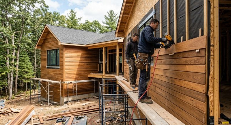 Hardwood Siding Installation in Plainfield, CT
