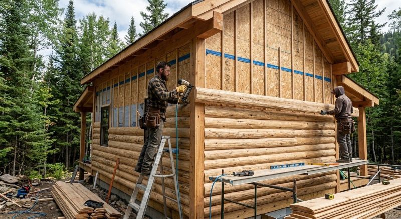 Log Siding Installation in Ledyard, CT
