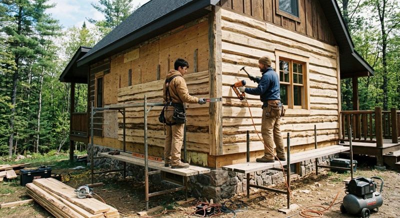 Log Siding Installation in Westerly, RI
