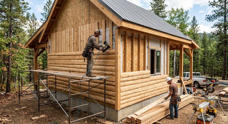 Log Siding Installation in North Kingstown, RI