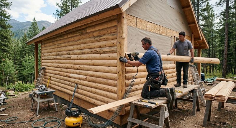 Log Siding Installation in Pawcatuck, CT