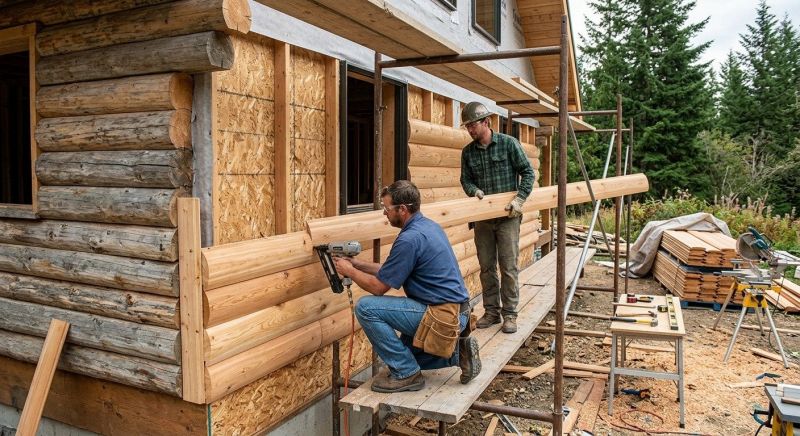 Log Siding Installation in Waterford, CT