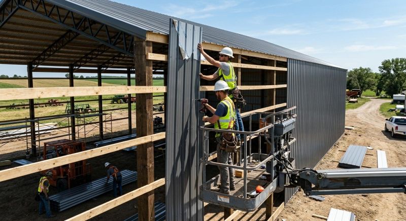 Metal Barn Siding Installation in Westerly, RI