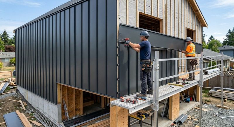 Metal Cladding Installation in Westerly, RI
