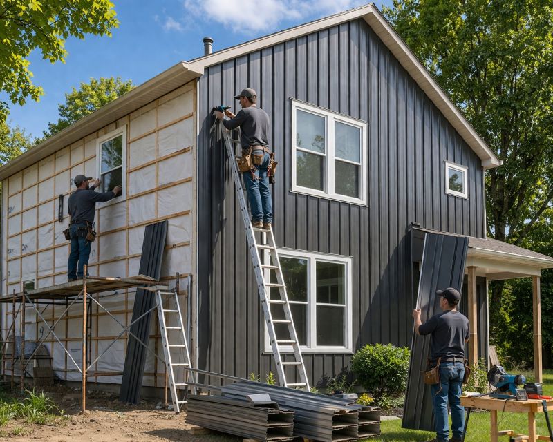 Metal Siding Installation in Gales Ferry, CT