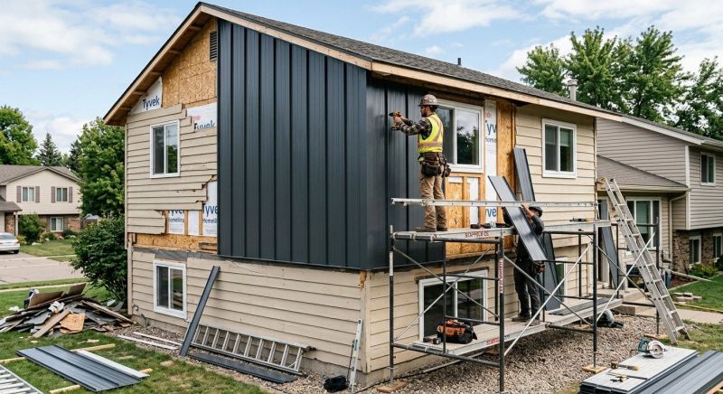 Metal Siding Replacement in West Greenwich, RI