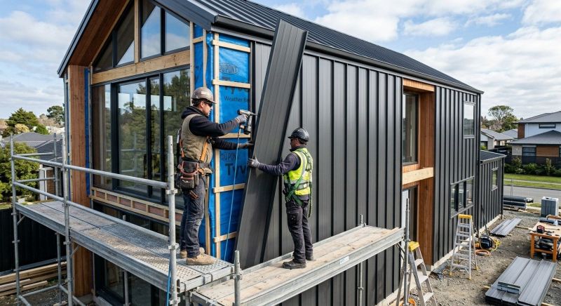 Steel Cladding Installation in Westerly, RI