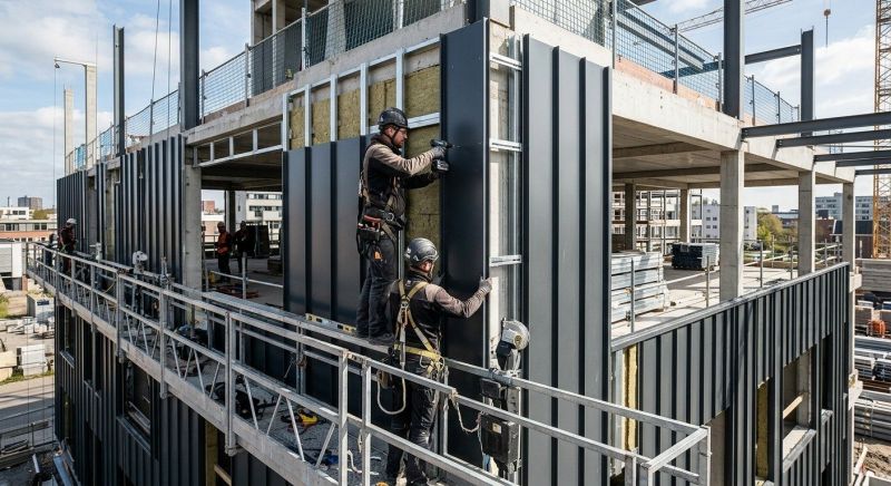 Steel Cladding Installation in Westerly, RI