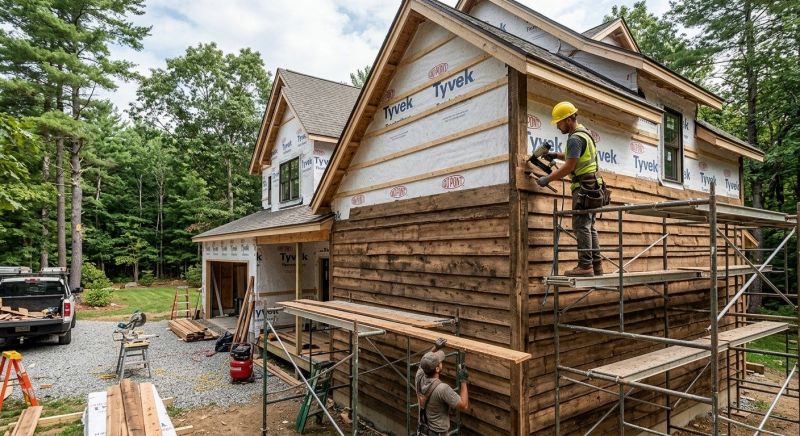 Wood Barn Siding Installation in Westerly, RI