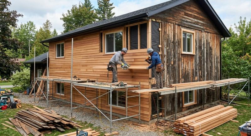 Wood Cladding Installation in Jewett City, CT