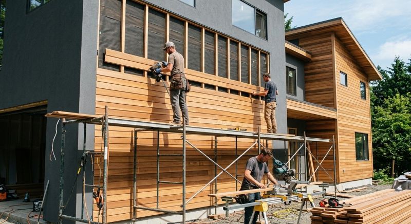 Wood Cladding Installation in Ledyard, CT