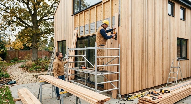 Wood Cladding Installation in Westerly, RI