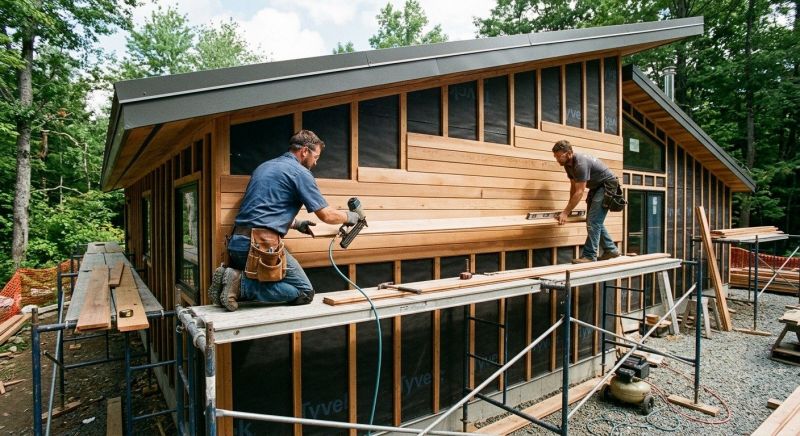 Wood Cladding Installation in Wakefield, RI