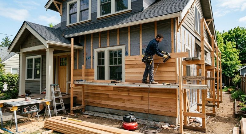 Wood Siding Installation in Jamestown, RI