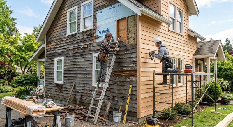 Wood Siding Installation in Pawcatuck, CT
